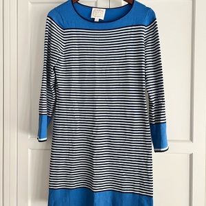 Sale to Sable - size small blue and white stripe dress